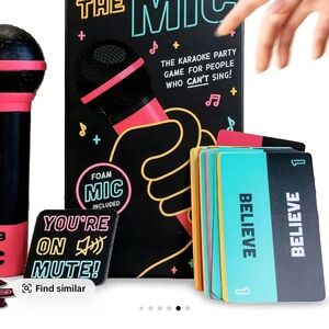 Karaoke Party Game with Foam Microphone